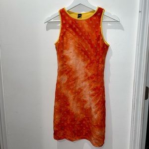 SHEIN fitted ribbed 2 layer dress Size Small